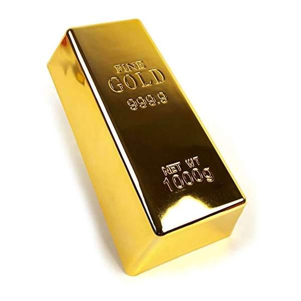 Fake Gold Bar Bullion Paperweight-birthday-gift-for-men-and-women-gift-feed.com