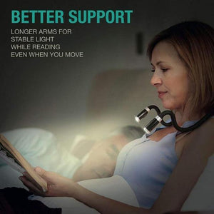 Flexible Neck Book Light For Reading In Bed-birthday-gift-for-men-and-women-gift-feed.com