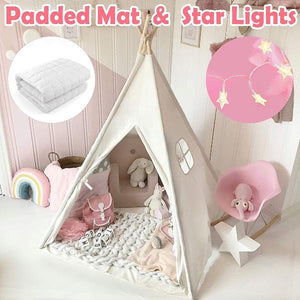 Foldable Kids Tent Teepee for Indoor Outdoor Play-birthday-gift-for-men-and-women-gift-feed.com