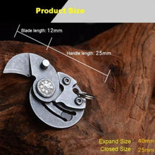 Load image into Gallery viewer, Folding Knife Coin Keychain Multitool-birthday-gift-for-men-and-women-gift-feed.com
