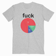 Load image into Gallery viewer, Fuck Pie Chart Funny T Shirt-birthday-gift-for-men-and-women-gift-feed.com
