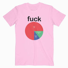 Load image into Gallery viewer, Fuck Pie Chart Funny T Shirt-birthday-gift-for-men-and-women-gift-feed.com
