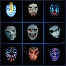 Load image into Gallery viewer, Full Face LED Display Mask For Halloween-birthday-gift-for-men-and-women-gift-feed.com
