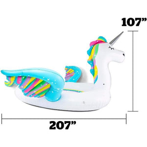 Giant 6 Person Inflatable Unicorn Float-birthday-gift-for-men-and-women-gift-feed.com