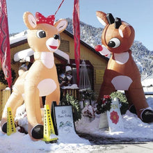 Load image into Gallery viewer, Giant Inflatable Rudolph the Red-Nosed Reindeer Christmas Decoration-birthday-gift-for-men-and-women-gift-feed.com

