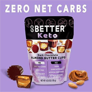 GO BETTER No Carbs Gluten Free Keto Dark Chocolate Cups-birthday-gift-for-men-and-women-gift-feed.com