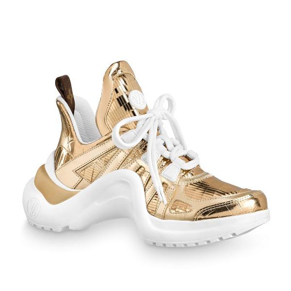 Gold ARCHLIGHT Louis Vuitton Sneakers-birthday-gift-for-men-and-women-gift-feed.com