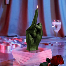 Load image into Gallery viewer, Gold Middle Finger Candle-birthday-gift-for-men-and-women-gift-feed.com
