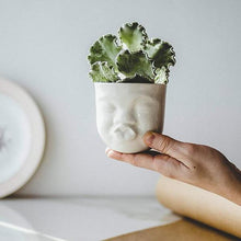 Load image into Gallery viewer, Handmade Funny Faces Plant Pots-birthday-gift-for-men-and-women-gift-feed.com
