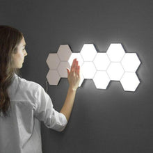 Load image into Gallery viewer, Hexagonal Wall LED Night Light Touch Sensitive-birthday-gift-for-men-and-women-gift-feed.com
