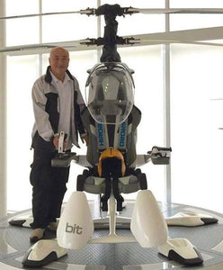 HIROBO BIT One-Person Electric Helicopter-birthday-gift-for-men-and-women-gift-feed.com