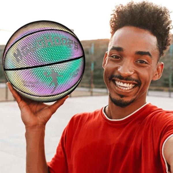 Holographic Glowing Reflective Basketball-birthday-gift-for-men-and-women-gift-feed.com