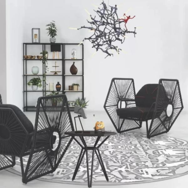 Imperial Tie Fighter Wings Lounge Chair-birthday-gift-for-men-and-women-gift-feed.com