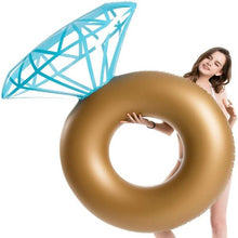 Load image into Gallery viewer, Inflatable Diamond Ring Pool Float For Engagement-birthday-gift-for-men-and-women-gift-feed.com
