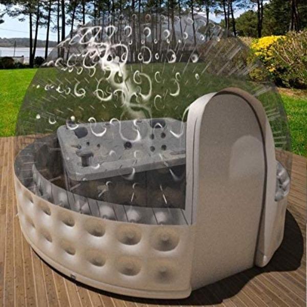 Inflatable Hot Tub Spa Solar Dome Cover Tent-birthday-gift-for-men-and-women-gift-feed.com