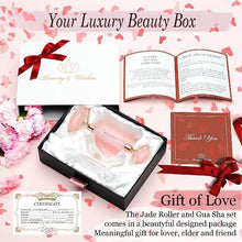 Load image into Gallery viewer, Jade Roller Luxury Anti Aging Tool Set-birthday-gift-for-men-and-women-gift-feed.com
