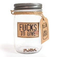 Load image into Gallery viewer, Jar Of Fucks to Give-birthday-gift-for-men-and-women-gift-feed.com
