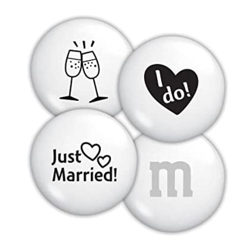 Just Married Personalized M&M'S-birthday-gift-for-men-and-women-gift-feed.com