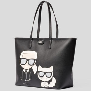 KARL LAGERFELD Women's IKONIK Shopper Bag-birthday-gift-for-men-and-women-gift-feed.com