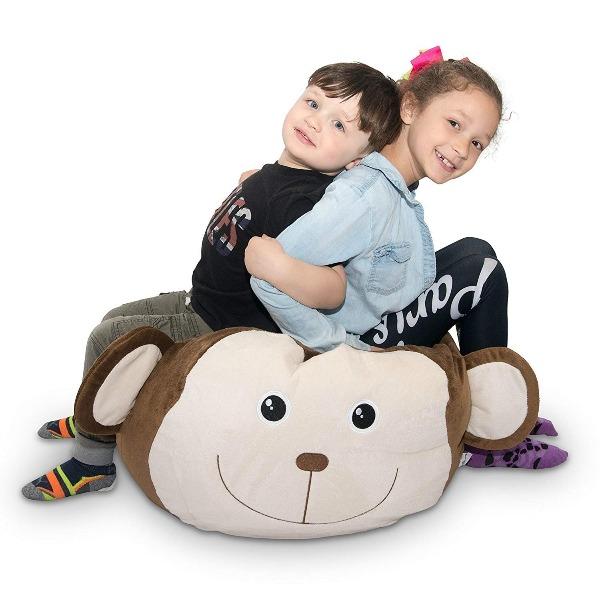 Kids Stuffed Animal Storage Bean Bag Chair-birthday-gift-for-men-and-women-gift-feed.com