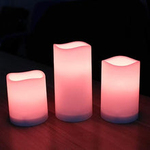 Load image into Gallery viewer, LED Color Changing Flameless Candles with Remote-birthday-gift-for-men-and-women-gift-feed.com
