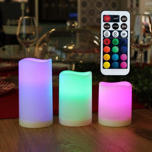 LED Color Changing Flameless Candles with Remote-birthday-gift-for-men-and-women-gift-feed.com