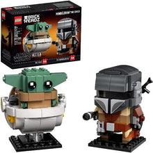 Load image into Gallery viewer, LEGO BrickHeadz The Mandalorian and The Child Star Wars Kit-birthday-gift-for-men-and-women-gift-feed.com
