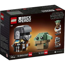 Load image into Gallery viewer, LEGO BrickHeadz The Mandalorian and The Child Star Wars Kit-birthday-gift-for-men-and-women-gift-feed.com
