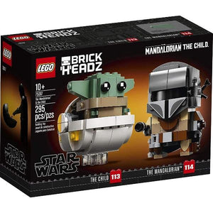 LEGO BrickHeadz The Mandalorian and The Child Star Wars Kit-birthday-gift-for-men-and-women-gift-feed.com
