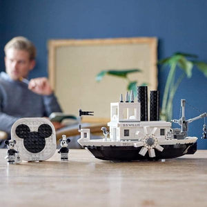LEGO Disney Steamboat Willie Building Kit-birthday-gift-for-men-and-women-gift-feed.com