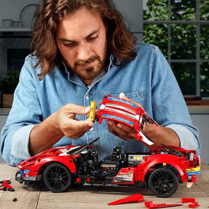 LEGO Technic Ferrari 488 GTE-birthday-gift-for-men-and-women-gift-feed.com