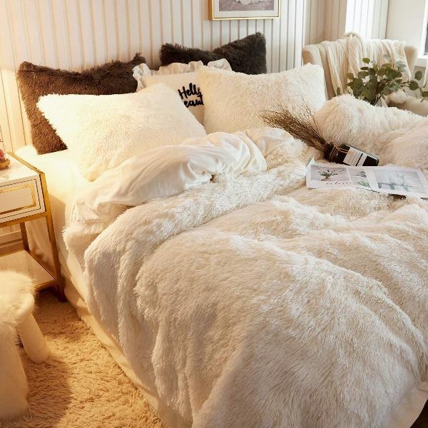 Luxury Ultra Soft Crystal Velvet Plush Bedding Set-birthday-gift-for-men-and-women-gift-feed.com