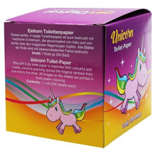 Load image into Gallery viewer, Magical Unicorn and Rainbow Toilet Paper-birthday-gift-for-men-and-women-gift-feed.com
