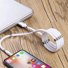 Load image into Gallery viewer, Magnetic Self Coiling Charging Cable USB Lighting-birthday-gift-for-men-and-women-gift-feed.com

