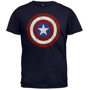 Marvel Captain America Shield T-Shirt-birthday-gift-for-men-and-women-gift-feed.com