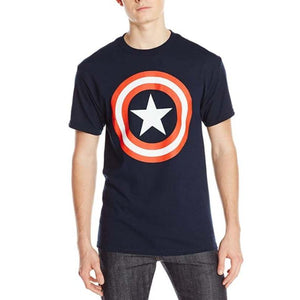 Marvel Captain America Shield T-Shirt-birthday-gift-for-men-and-women-gift-feed.com