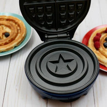 Load image into Gallery viewer, Marvel Captain America Shield Waffle Maker-birthday-gift-for-men-and-women-gift-feed.com
