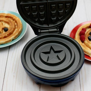 Marvel Captain America Shield Waffle Maker-birthday-gift-for-men-and-women-gift-feed.com