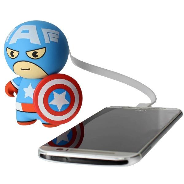 MARVEL Captain America USB Powerbank-birthday-gift-for-men-and-women-gift-feed.com