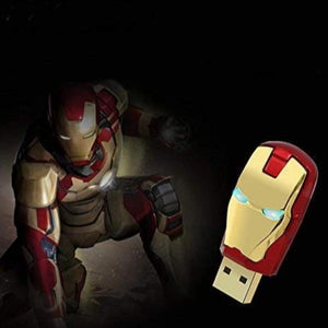 Marvel Iron Man USB Flash Drive-birthday-gift-for-men-and-women-gift-feed.com