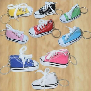 Mini Canvas Sneaker Key Chains For Bike Stand-birthday-gift-for-men-and-women-gift-feed.com