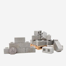 Load image into Gallery viewer, Mini Cinder Block Construction Kit with Pallet-birthday-gift-for-men-and-women-gift-feed.com

