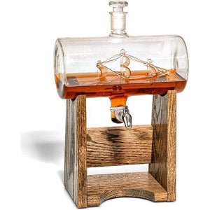 Nautical Decor Bourbon Whiskey Decanter-birthday-gift-for-men-and-women-gift-feed.com