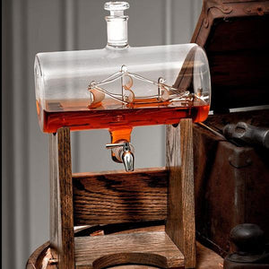 Nautical Decor Bourbon Whiskey Decanter-birthday-gift-for-men-and-women-gift-feed.com