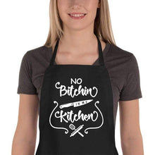 Load image into Gallery viewer, NO BITCHIN IN MY KITCHEN Funny Cooking Apron-birthday-gift-for-men-and-women-gift-feed.com
