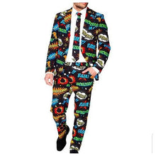 Load image into Gallery viewer, Novelty Print Party Suits for Men-birthday-gift-for-men-and-women-gift-feed.com
