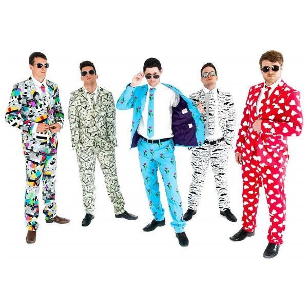 Novelty Print Party Suits for Men-birthday-gift-for-men-and-women-gift-feed.com