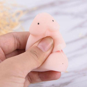 Novelty Squishy Kawaii Dick and Boob Shaped Stress Relief Toys-birthday-gift-for-men-and-women-gift-feed.com
