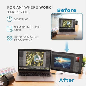 On The Go Dual Screen Laptop Monitor-birthday-gift-for-men-and-women-gift-feed.com