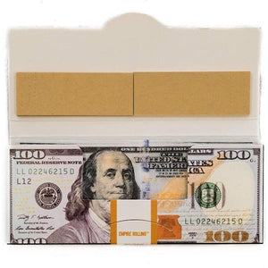 Organic $100 Bill Rolling Papers-birthday-gift-for-men-and-women-gift-feed.com
